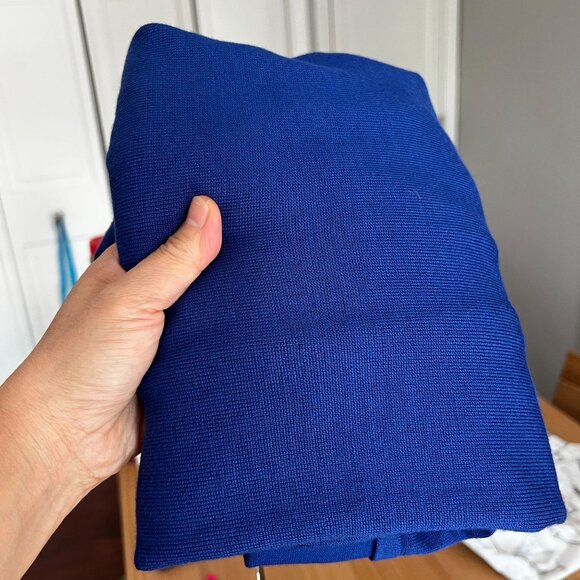 Tahari Womens Plus Scoop Neck Hi Lo Tunic Sweater Top Size 1X Royal Blue - Picture 11 of 11